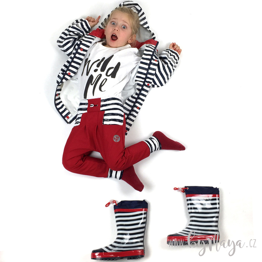 Softshellové kalhoty URBAN SLIM - Marine RED